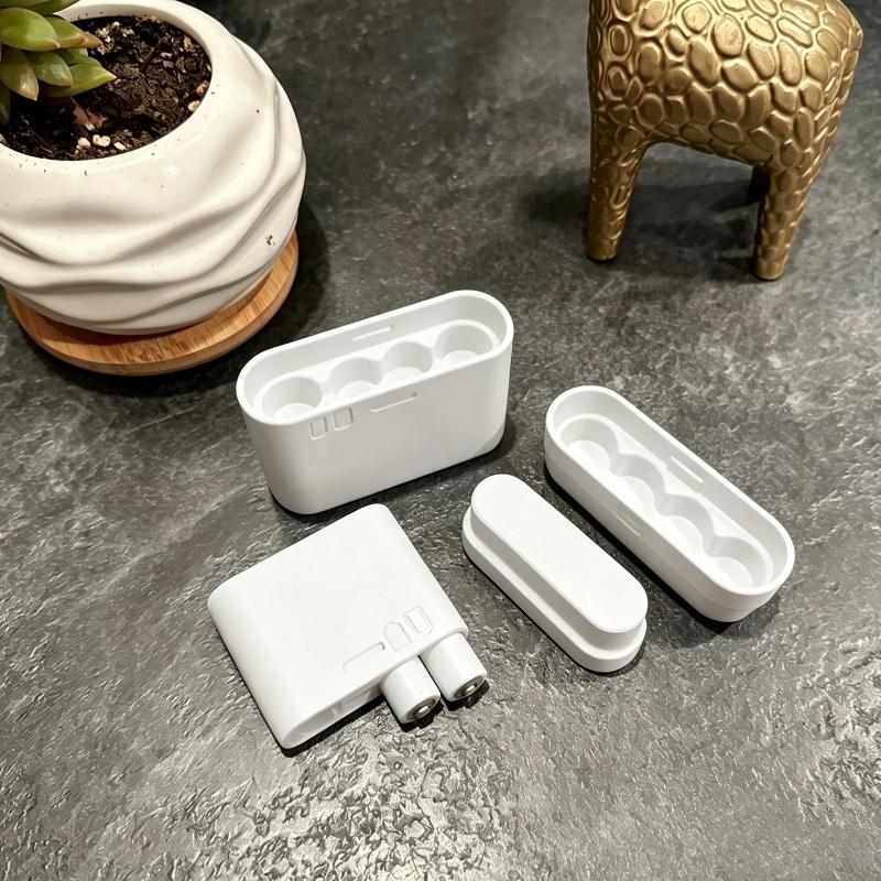 4 Slots AA Battery Storage Box - Battery Case Storage 评论和价格
