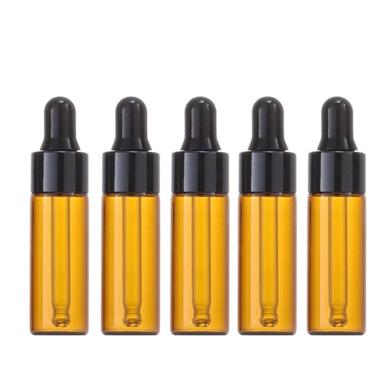 10pcs 5ml Amber Dropper Glass  - Juice Bottle Dropper 评论和价格