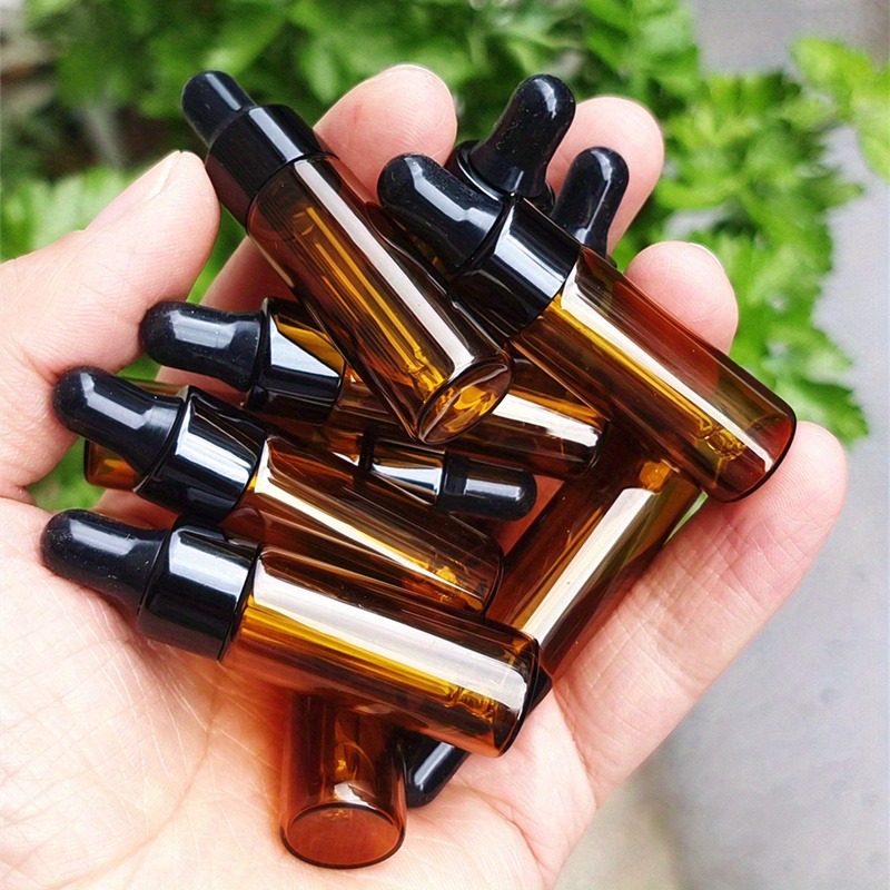 10pcs 5ml Amber Dropper Glass  - Juice Bottle Dropper 评论和价格